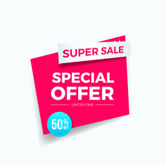 Special Offer 50% Off Label