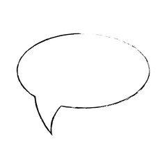 speech bubble icon over white background icon