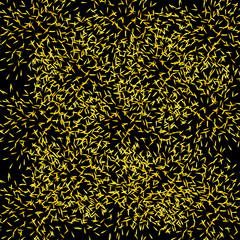 Fireworks isolated on black  background. Vector illustration.