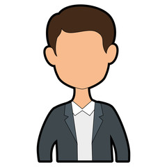 Man cartoon profile