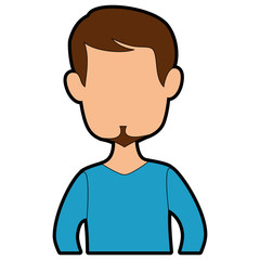 Man cartoon profile