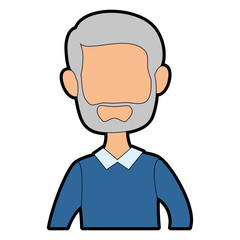 Man cartoon profile