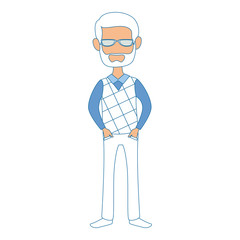 Man cartoon profile