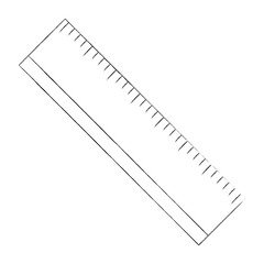ruler utensil icon