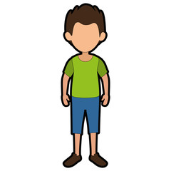 Boy kid cartoon