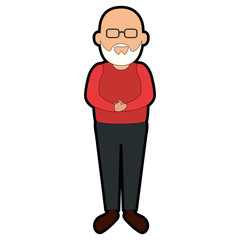 avatar grandfather cartoon