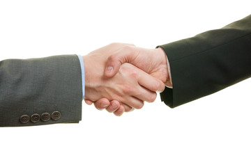 Business Handshake isolated