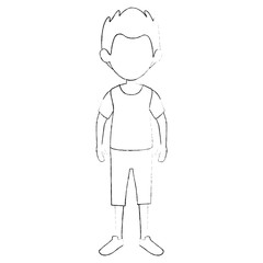 Boy kid cartoon
