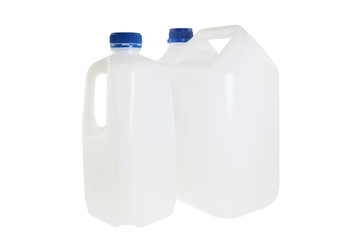 Plastic container / Plastic bottle container isolated on white background.