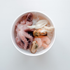 Sea cocktail, octopus