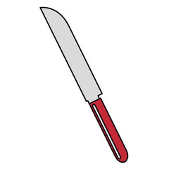 kitchen knife isolated icon vector illustration design