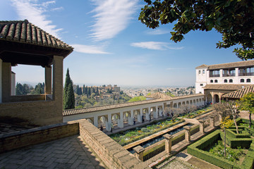 Fototapeta na wymiar Alhambra of Granada, Andalusia, Spain