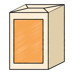 juice carton box icon vector illustration design
