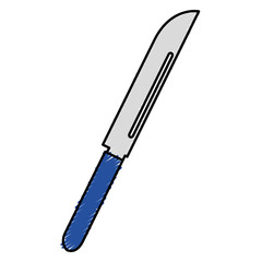 kitchen knife isolated icon vector illustration design
