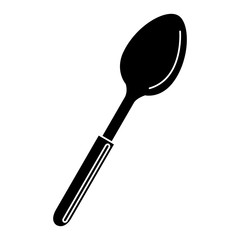 spoon cutlery isolated icon vector illustration design