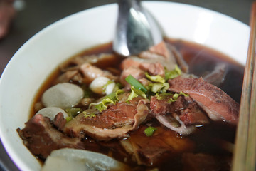 thai style stewed beef in beef soup