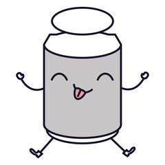 mason jar with ingredient kitchen kawaii character vector illustration design