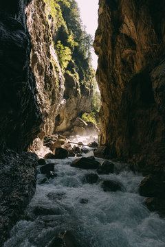Partnachklamm in Garmisch-Partenkirchen, Deutschland