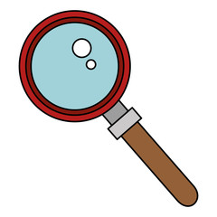 search magnifying glass icon vector illustration design