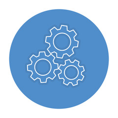 gears machinery isolated icon vector illustration design