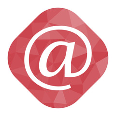 Fototapeta premium geometrischer Icon - at Kontakt