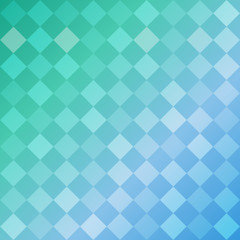 Blue geometric background of shapes rhombus, mosaic pattern