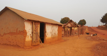 Simple Shop in African Village