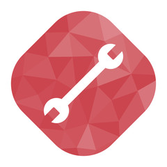 geometrischer Icon - Schraubenschlüssel Einstellungen