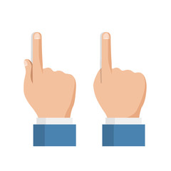 Set of Hand icons,touch screen finger