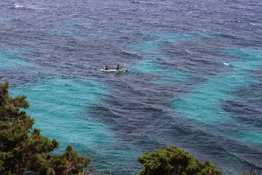 cayak sur mer en corse