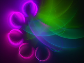 Abstract fractal background