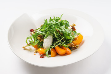 salad with apricots