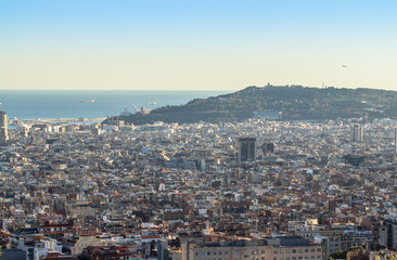 Panorama of Barcelona, Spain