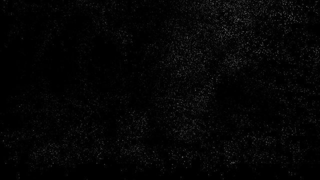 particle motion on black background