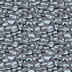 Obraz premium Seamless camouflage doodle pattern grunge texture.
