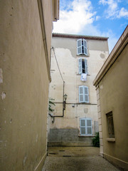 Fototapeta premium Old side street in France.