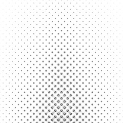 Monochrome star pattern - geometrical halftone abstract vector background graphic design
