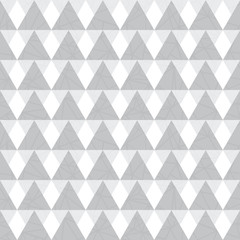 Vector silver grey geometric triangles seamless repeat pattern background. Perfect for modern fabric, wallpaper, wrapping, stationery, home decor projects.