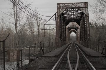 scary railroad bridge