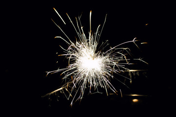 Glowing Sparks in the dark