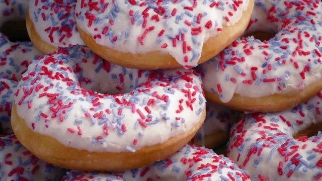 Donuts Rotating Closeup