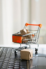 Online shopping and commerce concept