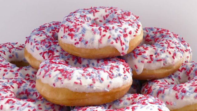 Plate Of Donuts Rotating