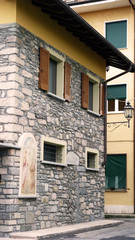 Detail der Altstadt von Baveno am Lago Maggiore in Italien