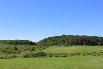 Fototapeta na wymiar Rural Landscape in St-Boniface, Quebec