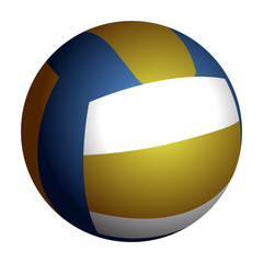 Fototapeta premium Isolated volleyball ball