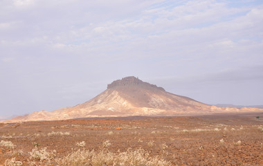 Boa vista île volcanique Cap Vert