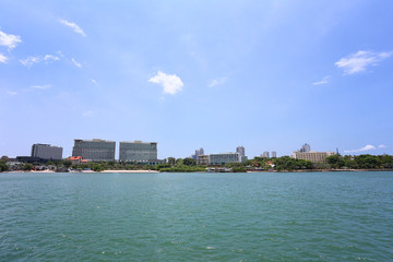 Obraz premium View of Pattaya beach Hotel.