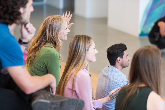Young Diverse Business People Audience