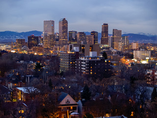 Downtown Denver Colorado Skyline Buildings © jsnewtonian